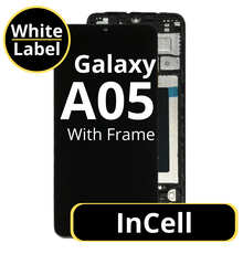 LCD InCell For Galaxy A05 Black With Frame Not Original White Box