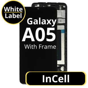 LCD InCell For Galaxy A05 Black With Frame Not Original White Box