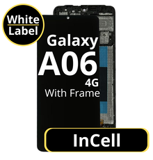 LCD InCell For Galaxy A06 4G Black With Frame Not Original White Box