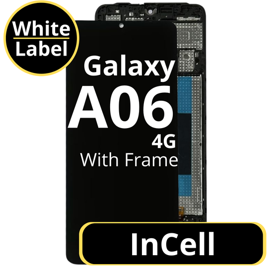 LCD InCell For Galaxy A06 4G Black With Frame Not Original White Box