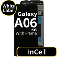 LCD InCell For Galaxy A06 5G Black With Frame Not Original White Box