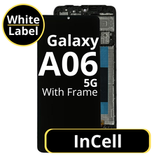 LCD InCell For Galaxy A06 5G Black With Frame Not Original White Box