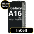 LCD InCell For Galaxy A16 5G Black With Frame Not Original White Box