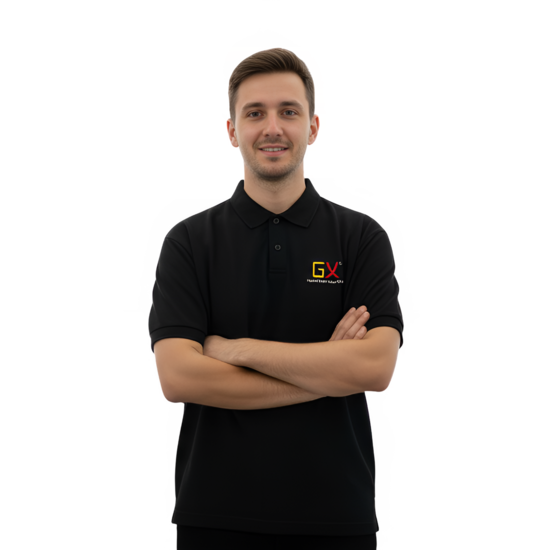 GX Shop Poloshirt Black