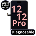 LCD Diagnosable Excellent InCell For IPhone 12 / 12 Pro White Box
