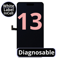 LCD Diagnosable Excellent InCell For IPhone 13 White Box