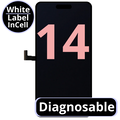 LCD Diagnosable Excellent InCell For IPhone 14 White Box