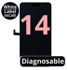 LCD Diagnosable Excellent InCell For IPhone 14 White Box