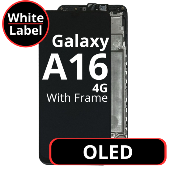 LCD OLED For Galaxy A16 4G Black With Frame Not Original White Box