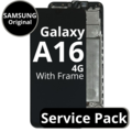 LCD Samsung Galaxy A16 4G A165 GH82-36253A Black Service Pack Box