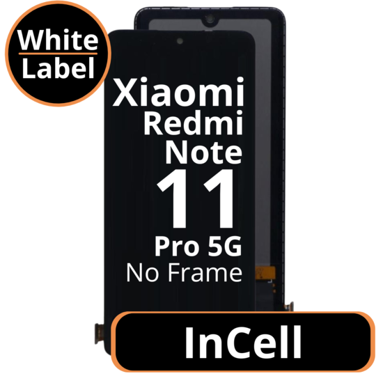 LCD InCell No Frame For Xiaomi Redmi Note 11 Pro 5G White Box