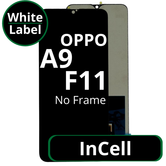 LCD InCell No Frame For Oppo F11 / A9 White Box