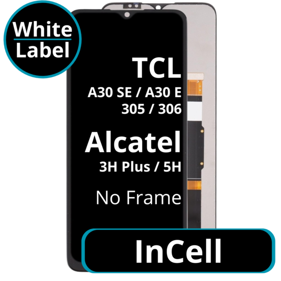 LCD InCell No Frame For TCL 30 SE / 30 E / 305 / 306 / Alcatel 3H Plus / 5H White Box