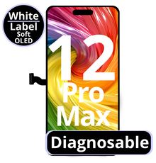 LCD Diagnosable Soft Oled Excellent For IPhone 12 Pro Max White Box
