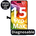 LCD Diagnosable Soft Oled Excellent For IPhone 15 Pro Max 120Hz White Box