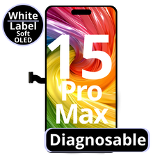 LCD Diagnosable Soft Oled Excellent For IPhone 15 Pro Max 120Hz White Box