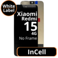LCD InCell No Frame For Xiaomi Redmi 15 4G White Box