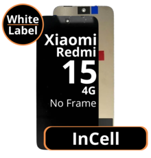 LCD InCell No Frame For Xiaomi Redmi 15 4G White Box