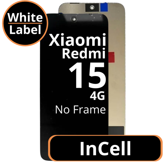 LCD InCell No Frame For Xiaomi Redmi 15 4G White Box