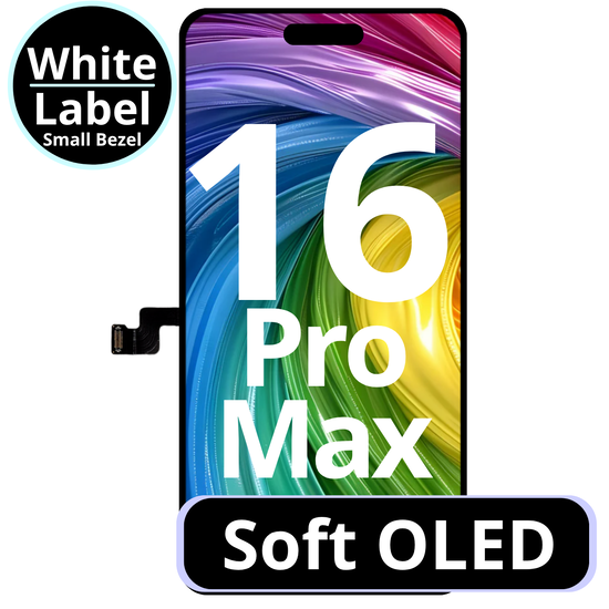 LCD Soft Oled For IPhone 16 Pro Max  120Hz White Box
