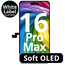 LCD Soft Oled Small Bezel 100% For IPhone 16 Pro Max White Box