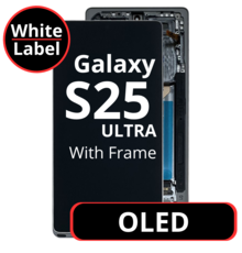 LCD OLED For Galaxy S25 Ultra Black With Frame Not Original White Box