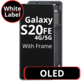 LCD Soft Oled For Galaxy S20FE 4G / 5G G780 / G781 Cloud Navy with Frame Non Original White Box