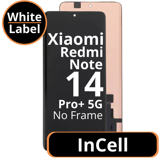 LCD InCell No Frame For Xiaomi Note 14 Pro + 5G White Box