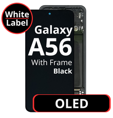 LCD OLED For Galaxy A56 Black With Frame Not Original White Box