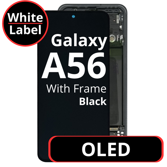 LCD OLED For Galaxy A56 Black With Frame Not Original White Box