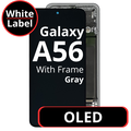 LCD OLED For Galaxy A56 Gray With Frame Not Original White Box