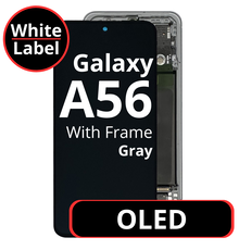 LCD OLED For Galaxy A56 Gray With Frame Not Original White Box