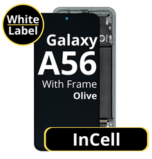 LCD InCell For Galaxy A56 Olive With Frame Not Original White Box