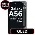 LCD OLED For Galaxy A56 Olive With Frame Not Original White Box