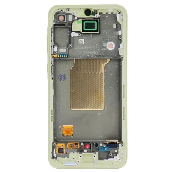LCD InCell For Galaxy A55 Lemon With Frame Not Original White Box