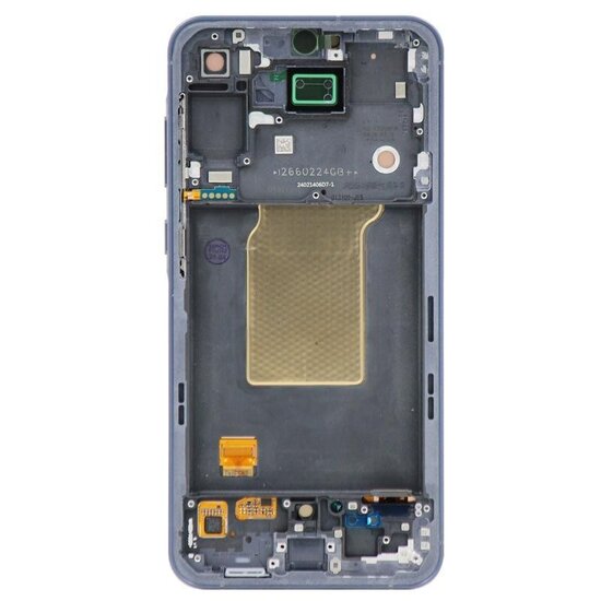 LCD OLED For Galaxy A55 Purple With Frame Not Original White Box