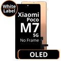 LCD OLED No Frame For Xiaomi Poco M7 5G White Box