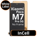 LCD InCell No Frame For Xiaomi Poco M7 Pro 5G White Box