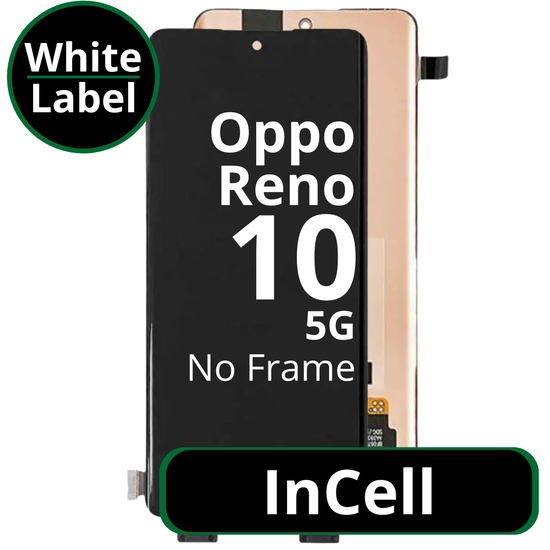LCD InCell No Frame For Oppo Reno 10 5G White Box