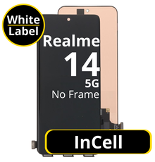 LCD InCell No Frame For Realme 14 5G White Box