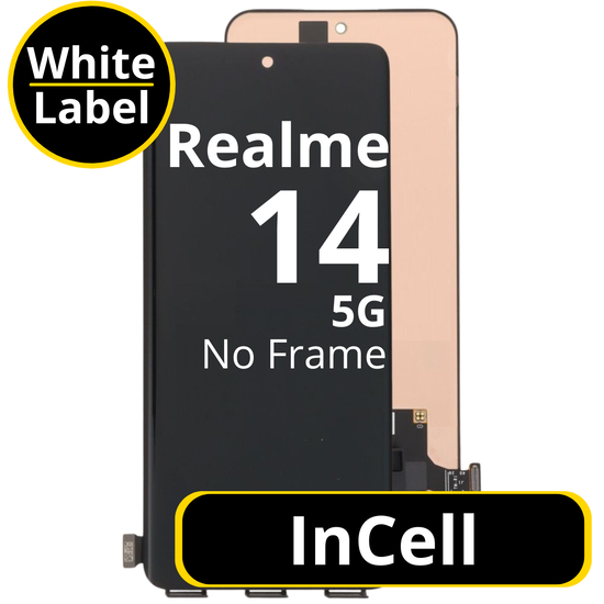 LCD InCell No Frame For Realme 14 5G White Box