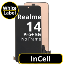 LCD InCell No Frame For Realme 14 Pro Plus 5G White Box