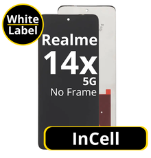 LCD InCell No Frame For Realme 14X White Box