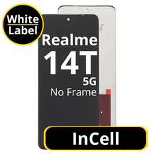 LCD InCell No Frame For Realme 14T White Box