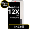 LCD InCell No Frame For Realme 12X 5G White Box