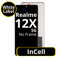 LCD InCell No Frame For Realme 12X 5G White Box