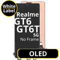 LCD OLED No Frame For Realme GT 6 / GT 6T 5G White Box