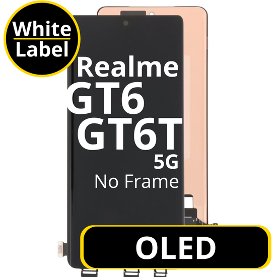 LCD OLED No Frame For Realme GT 6 / GT 6T 5G White Box