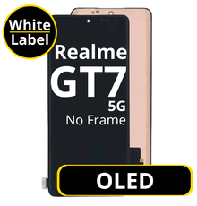 LCD OLED No Frame For Realme GT 7 5G White Box
