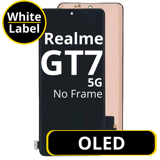 LCD OLED No Frame For Realme GT 7 5G White Box